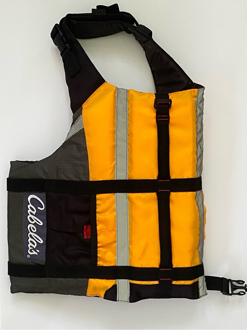 Cabela’s Advanced Dog Flotation Vest XL Rescue Handle Pet Life Jacket Yellow